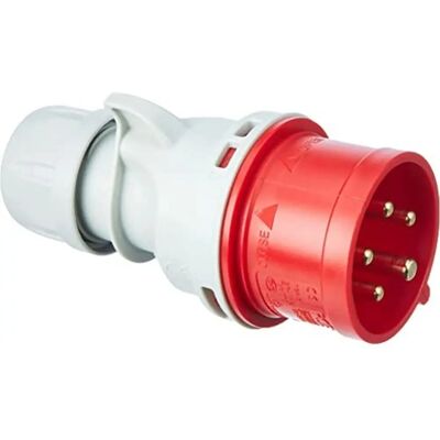 Toolstation CEE-Stecker 4P+Erde 16A Rot - Steckdose Toolstation CEE-Stecker 4P+Erde 16A Rot - Steckdose