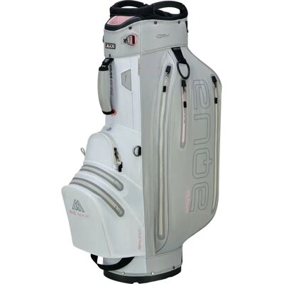 Big Max Aqua Sport 360 Cartbag - Weiß Grau Rosa - Golftasche Big Max Aqua Sport 360 Cartbag - Weiß Grau Rosa - Golftasche
