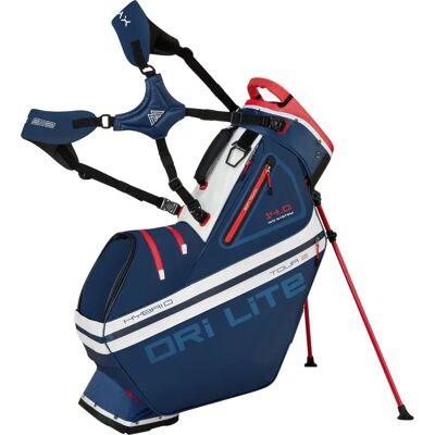 Big Max Dri Lite Hybrid Tour 2 Sac de Stand - Bleu-Rouge-Blanc - Sac de Golf - Publicité Big Max Dri Lite Hybrid Tour 2 Sac de Stand - Bleu-Rouge-Blanc - Sac de Golf - Publicité