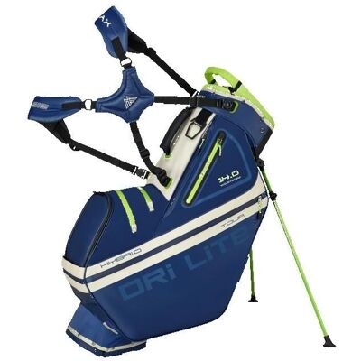 Big Max Dri Lite Hybrid Tour 2 Standbag - dunkelblau/limette Big Max Dri Lite Hybrid Tour 2 Standbag - dunkelblau/limette