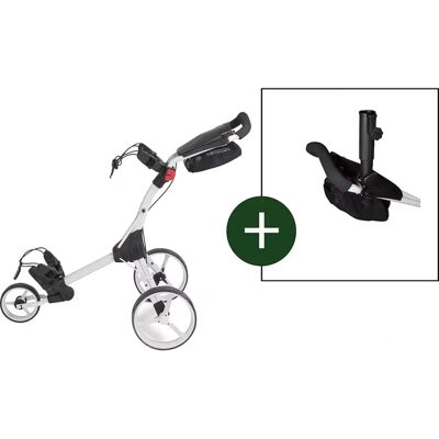 Big Max IQ+ Weiß Golftrolley - Golf Trolley Big Max IQ+ Weiß Golftrolley - Golf Trolley