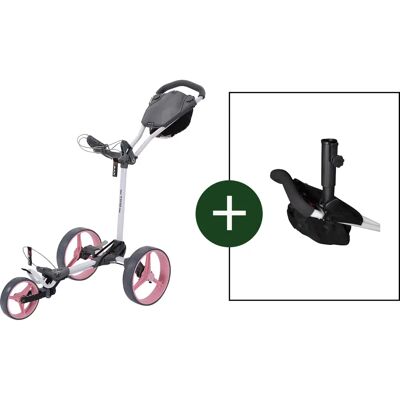 Big Max Blade Trio White/Pink Golf Trolley - Golf Trolley Big Max Blade Trio White/Pink Golf Trolley - Golf Trolley