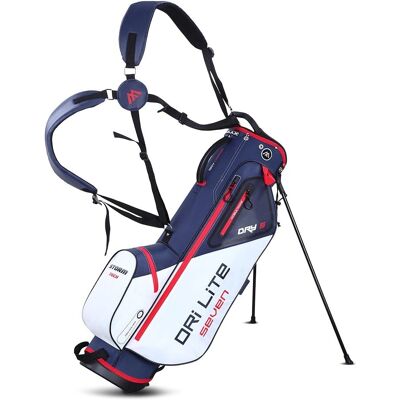Big Max Dri Lite Seven G Sac de Golf Blanc/Bleu/Rouge - Sac à bandoulière - Publicité Big Max Dri Lite Seven G Sac de Golf Blanc/Bleu/Rouge - Sac à bandoulière - Publicité