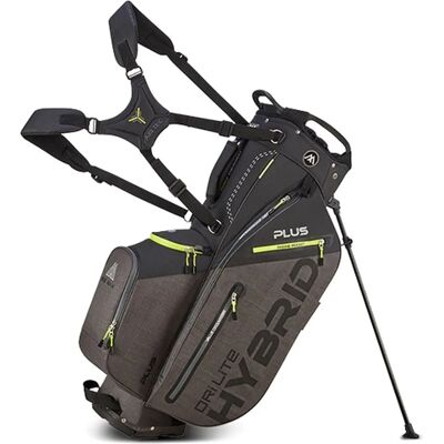 Big Max Dri Lite Hybrid Plus Sac de support noir/gris lime - Sac de golf - Publicité Big Max Dri Lite Hybrid Plus Sac de support noir/gris lime - Sac de golf - Publicité
