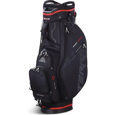Big Max Terra Sport Golfbag - Svart/rød - Golfbag Big Max Terra Sport Golfbag - Svart/rød - Golfbag