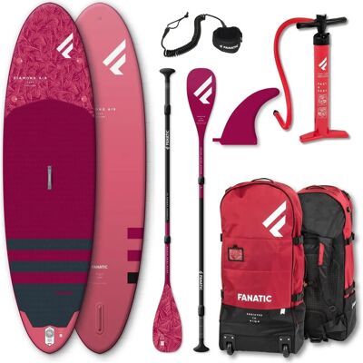 Fanatic - Diamond Air 10'4" - Rose - Stand Up Paddle gonflable - Publicité Fanatic - Diamond Air 10'4" - Rose - Stand Up Paddle gonflable - Publicité