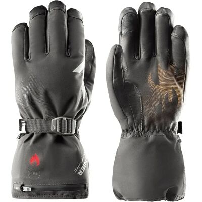 Gants de Ski Zanier Heat STX Noir - Isolés - Publicité Gants de Ski Zanier Heat STX Noir - Isolés - Publicité