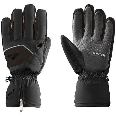Zanier Kids Ski Gloves - Junior Waterproof, Breathable, Warm - Black Zanier Kids Ski Gloves - Junior Waterproof, Breathable, Warm - Black