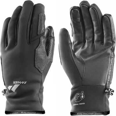 Gants pour homme ZANIER Weisskugel - Gris - Taille 6.5 - Publicité Gants pour homme ZANIER Weisskugel - Gris - Taille 6.5 - Publicité
