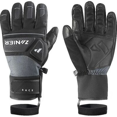 ZANIER Guanti da Sci per Bambini Race-Pro.STX Nero-Grigio - Guanti da sci per bambini ZANIER Guanti da Sci per Bambini Race-Pro.STX Nero-Grigio - Guanti da sci per bambini