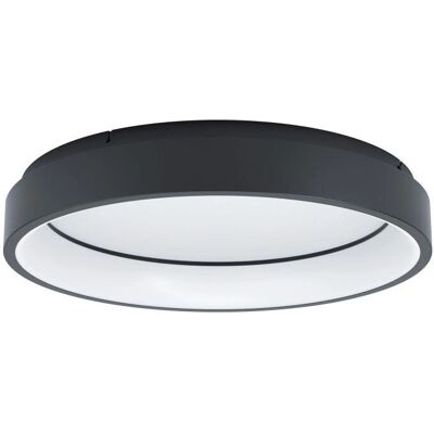 EGLO Marghera-Z Smarte Deckenleuchte - schwarz, Ø 60cm EGLO Marghera-Z Smarte Deckenleuchte - schwarz, Ø 60cm