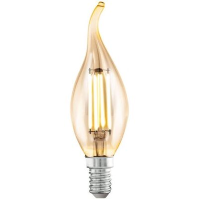 EGLO LED-Lampe - Vintage-Filament E14 - Warmweiß - 4W - 2200K EGLO LED-Lampe - Vintage-Filament E14 - Warmweiß - 4W - 2200K