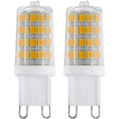EGLO 110155 LED lamp - Warm white - 3 W G9 - Verpakking 2 EGLO 110155 LED lamp - Warm white - 3 W G9 - Verpakking 2