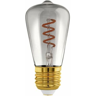 EGLO LED-lamp Warm wit - Dimbaar - E27 - 2000K - 4W - Vintage Design EGLO LED-lamp Warm wit - Dimbaar - E27 - 2000K - 4W - Vintage Design