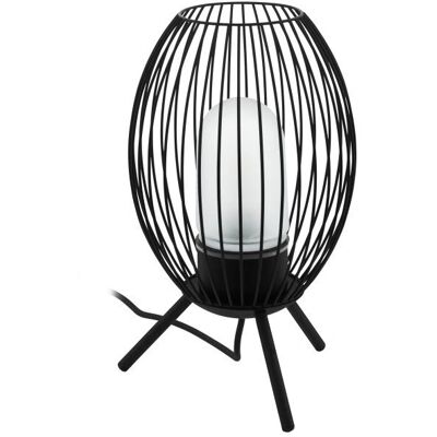 Lampa stołowa EGLO Fusignano - E27 28W Czarny i Biały Lampa stołowa EGLO Fusignano - E27 28W Czarny i Biały