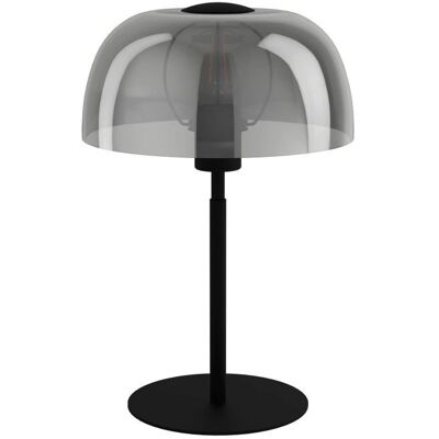 EGLO Solo 2 Tischleuchte - E27, 41,5cm, Schwarz & Transparent - Tischlampe EGLO Solo 2 Tischleuchte - E27, 41,5cm, Schwarz & Transparent - Tischlampe