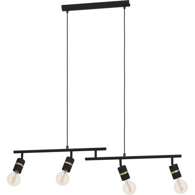 EGLO LURONE Schwarze Messing Deckenleuchte - Deckenleuchte EGLO LURONE Schwarze Messing Deckenleuchte - Deckenleuchte