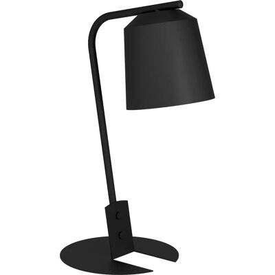 Lámpara de mesa EGLO ONEDA - Diseño cónico en acero blanco/negro Lámpara de mesa EGLO ONEDA - Diseño cónico en acero blanco/negro