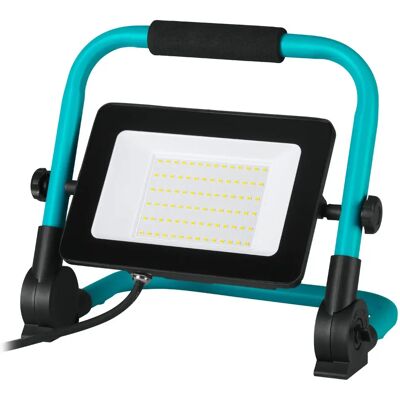 EGLO Tragbare LED-Arbeitsleuchte - 52W, Schwarz/Türkis, 250cm EGLO Tragbare LED-Arbeitsleuchte - 52W, Schwarz/Türkis, 250cm