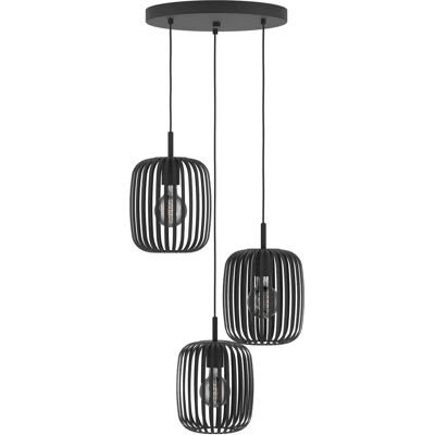 EGLO ROMAZZINA Svart Taklampa - 3 Armar, E27, 46cm EGLO ROMAZZINA Svart Taklampa - 3 Armar, E27, 46cm