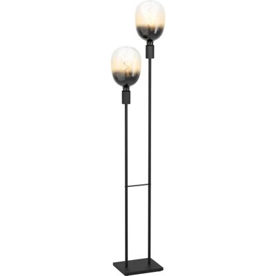EGLO Valdemoro Lampa stojąca - E27 2x40W - 110,5cm - Czarna EGLO Valdemoro Lampa stojąca - E27 2x40W - 110,5cm - Czarna