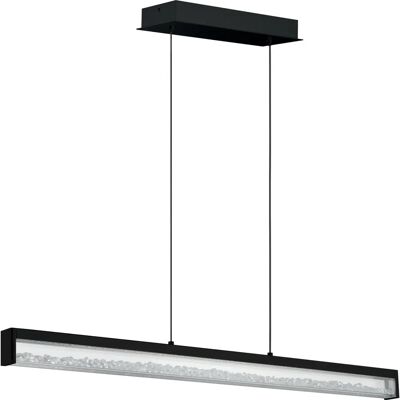 EGLO CARDITO 1 Pendellampe - Sort, Klart Glas, 110cm, Dæmpbar EGLO CARDITO 1 Pendellampe - Sort, Klart Glas, 110cm, Dæmpbar