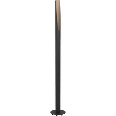EGLO Lampa stojąca - Czarna/Brazowa - Nowoczesny Design - 136,5cm - LED GU10 EGLO Lampa stojąca - Czarna/Brazowa - Nowoczesny Design - 136,5cm - LED GU10
