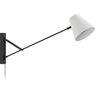 Lámpara de Pared EGLO FORCADET - Ajustable, Moderna, E27, Gris Lámpara de Pared EGLO FORCADET - Ajustable, Moderna, E27, Gris