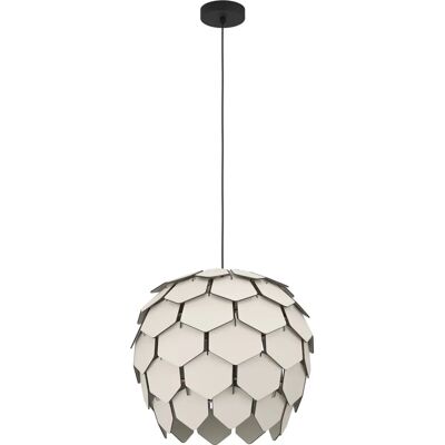 EGLO MATTANZA Lampa wisząca - Ø 49,5cm, Wysokość 246,5cm, Czarny/Szary EGLO MATTANZA Lampa wisząca - Ø 49,5cm, Wysokość 246,5cm, Czarny/Szary