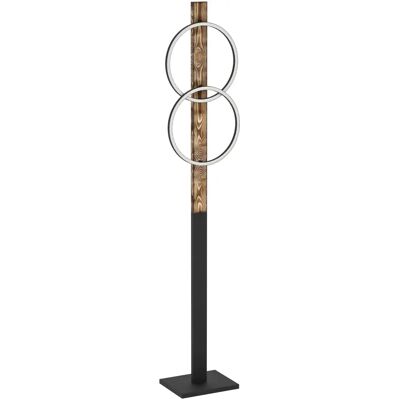 Lampa podłogowa EGLO Boyal - Drewno rustykalne i stal - 150cm wysokość - Ciepła biel Lampa podłogowa EGLO Boyal - Drewno rustykalne i stal - 150cm wysokość - Ciepła biel