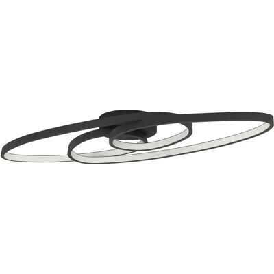 EGLO GIANELLA Deckenleuchte - Schwarz-Weiß Dimmbar 88cm EGLO GIANELLA Deckenleuchte - Schwarz-Weiß Dimmbar 88cm