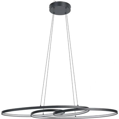 Lampa wisząca EGLO Gianella - Czarna i biała - LED Lampa wisząca EGLO Gianella - Czarna i biała - LED