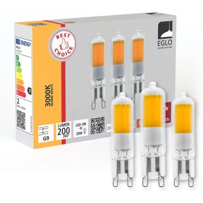 EGLO G9 3x2W LED Lampe - Klar EGLO G9 3x2W LED Lampe - Klar