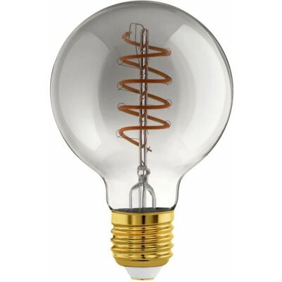 EGLO G80 Espiral Ahumado E27 - Bombilla LED - Blanco Cálido EGLO G80 Espiral Ahumado E27 - Bombilla LED - Blanco Cálido