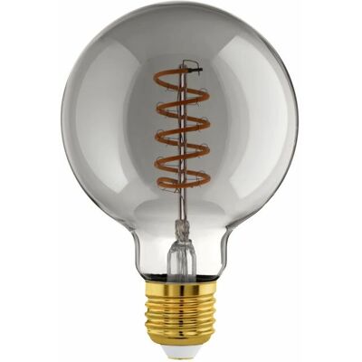 EGLO G95 Humo E27 Bombilla Inteligente - LED, Blanco Cálido 2000 K, 4 W EGLO G95 Humo E27 Bombilla Inteligente - LED, Blanco Cálido 2000 K, 4 W