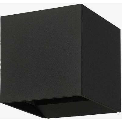 EGLO Calpino 3 Quadratische Außenwandleuchte Schwarz Aluminium - Wandlampe EGLO Calpino 3 Quadratische Außenwandleuchte Schwarz Aluminium - Wandlampe