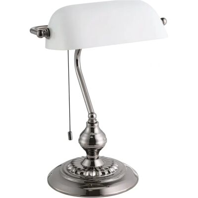 EGLO Banker Fumowana stalowa lampa biurkowa - Lampka biurkowa EGLO Banker Fumowana stalowa lampa biurkowa - Lampka biurkowa