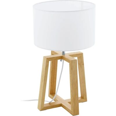 EGLO Chietino 1 Tischlampe - FSC Holz, E27, 26cm Ø, 44cm H EGLO Chietino 1 Tischlampe - FSC Holz, E27, 26cm Ø, 44cm H