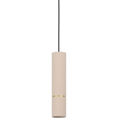 EGLO Caminia Lampa wisząca - Piasek/Beżowa/Złota - LEDGU10 345lm EGLO Caminia Lampa wisząca - Piasek/Beżowa/Złota - LEDGU10 345lm