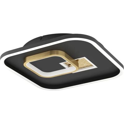 EGLO TIRIOLO Deckenleuchte - Modernes Design, Quadratisch, Schwarz und Gold EGLO TIRIOLO Deckenleuchte - Modernes Design, Quadratisch, Schwarz und Gold