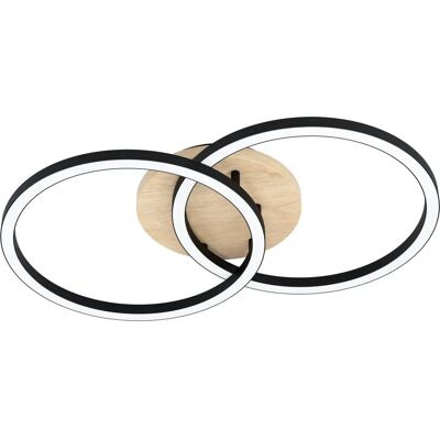 EGLO LOMALTAS-Z Plafondlamp - Moderne LED, 8W, Zwart & Wit EGLO LOMALTAS-Z Plafondlamp - Moderne LED, 8W, Zwart & Wit