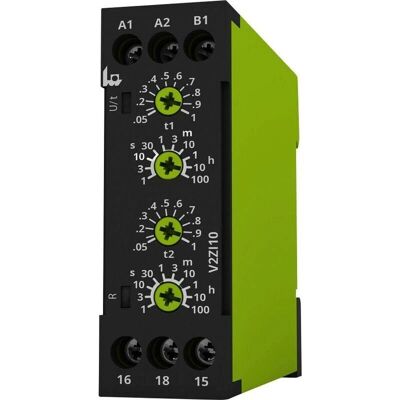 V2ZI10 Industriellt tidsrelä - 12-240V, 0.05s-100h, Flerfunktion V2ZI10 Industriellt tidsrelä - 12-240V, 0.05s-100h, Flerfunktion