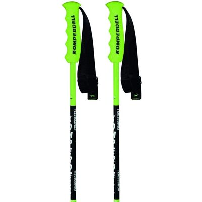 Bâtons de ski Komperdell Nationalteam Carbon Vert/Noir 120cm - Publicité Bâtons de ski Komperdell Nationalteam Carbon Vert/Noir 120cm - Publicité