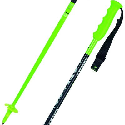 Komperdell Nationalteam Junior - Zielono-czarne - Kijki narciarskie 100 cm Komperdell Nationalteam Junior - Zielono-czarne - Kijki narciarskie 100 cm
