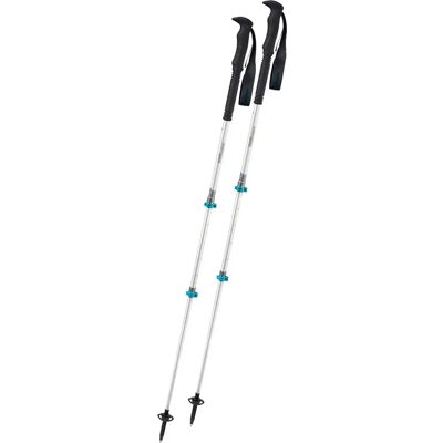 Komperdell Explorer Contour OL - 105-140cm - Sølv-Blå Turskistaver Komperdell Explorer Contour OL - 105-140cm - Sølv-Blå Turskistaver