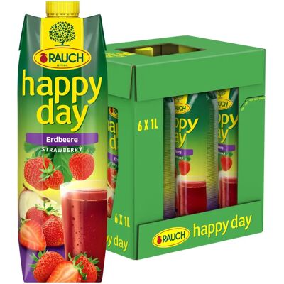 happy day Erdbeere Fruchtnektar - Fruchtnektar happy day Erdbeere Fruchtnektar - Fruchtnektar