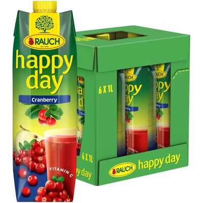 happy day Cranberry Fruchtnektar - Fruchtnektar happy day Cranberry Fruchtnektar - Fruchtnektar