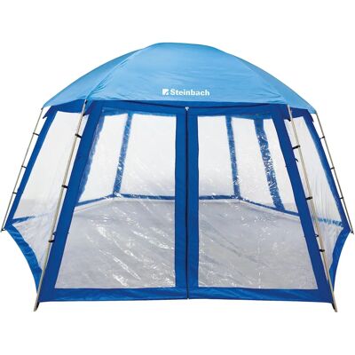 Copertura piscina Steinbach Ø 400 cm - Blu - Con finestra Copertura piscina Steinbach Ø 400 cm - Blu - Con finestra