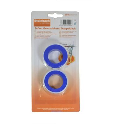 Steinbach - PTFE-beschichtetes Gewindeband - Weiß - 2x8 m Steinbach - PTFE-beschichtetes Gewindeband - Weiß - 2x8 m