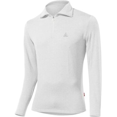 LÖFFLER Homme ZIP-ROLLI BASIC CF TRANSTEX - Blanc - Vêtement intermédiaire - Publicité LÖFFLER Homme ZIP-ROLLI BASIC CF TRANSTEX - Blanc - Vêtement intermédiaire - Publicité